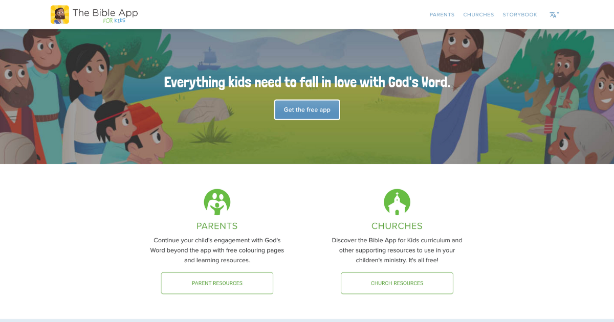 The bible app for kids