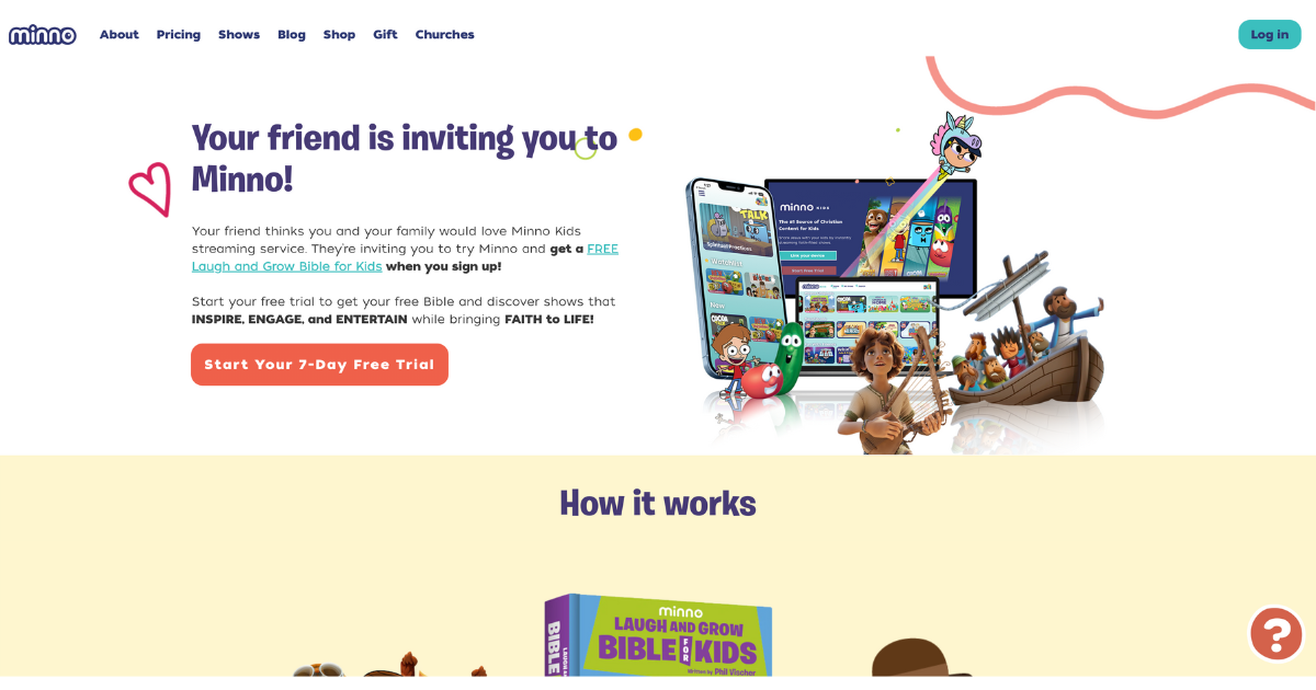Minno Kids Christian App