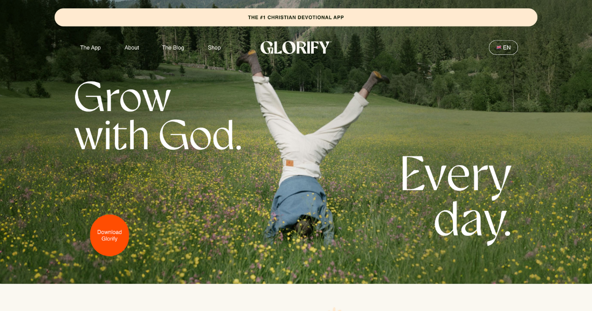Glorify, a Christian Devotional App