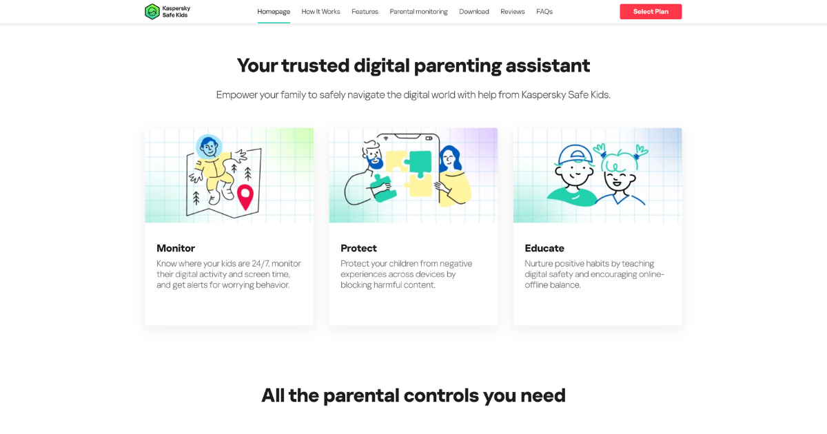 Kaspersky keeps kids safe
