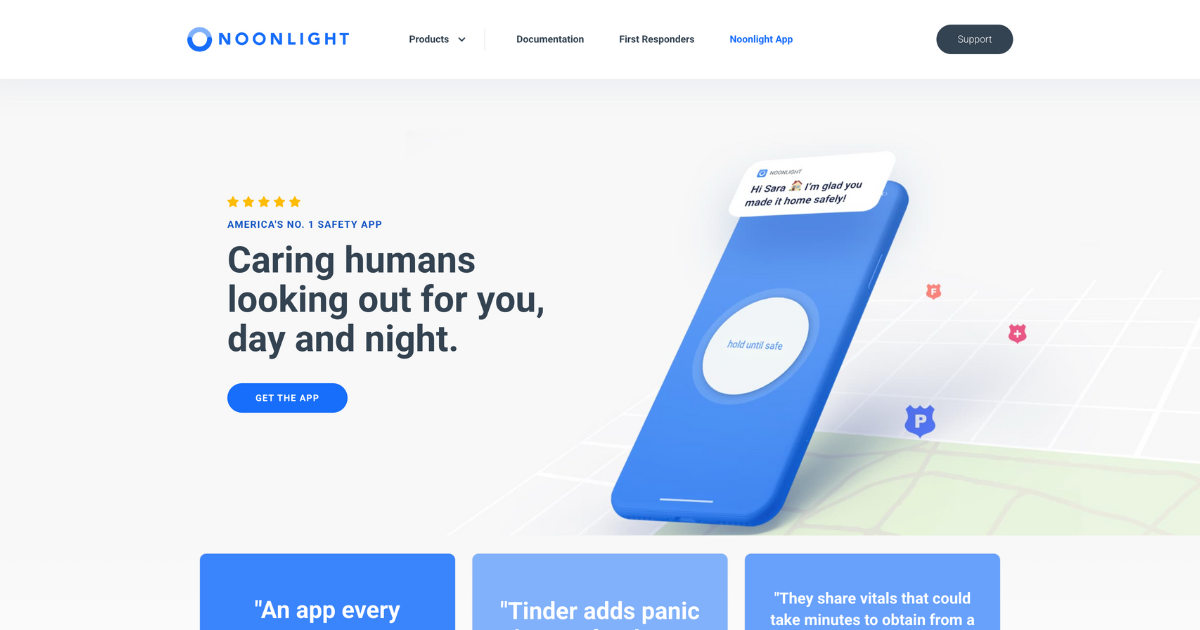 Noonlight App, security for parents
