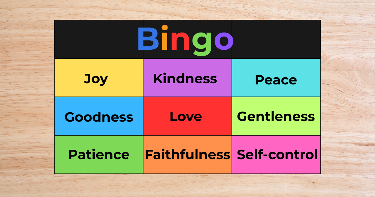 BINGO of Faith DIY fun for kids!