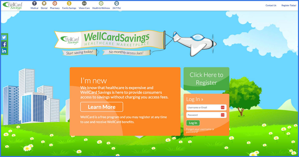 WellCard is a free health discount card from OneShare Health that offers ongoing savings on prescriptions, vision, dental, labs, and more—even after Membership.
