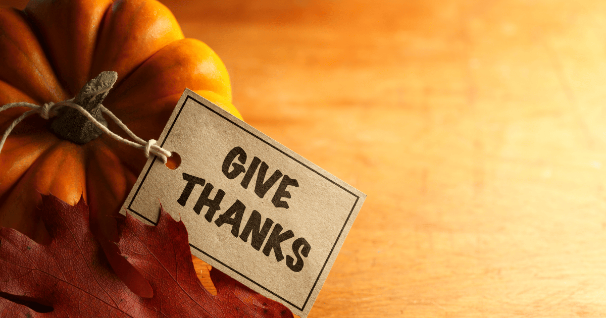 Happy Thanksgiving Thankful