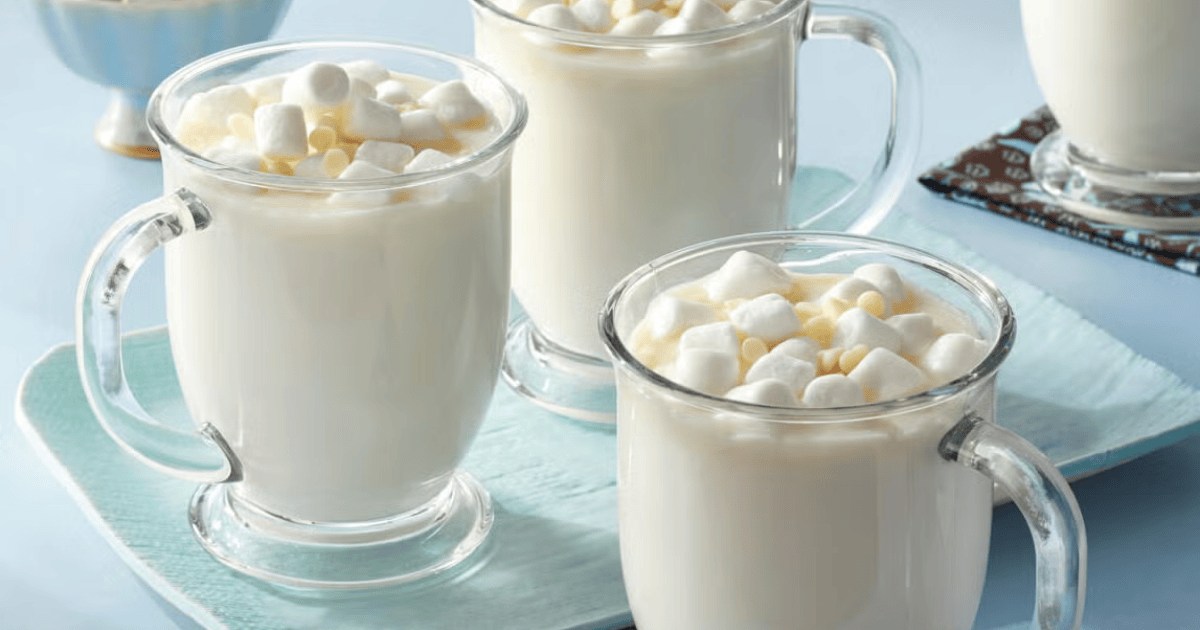 white chocolate hot cocoa