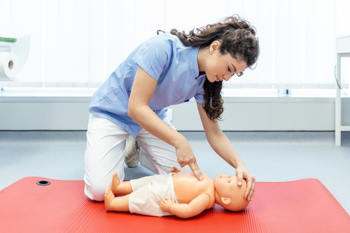 Giving CPR to an Infant-1