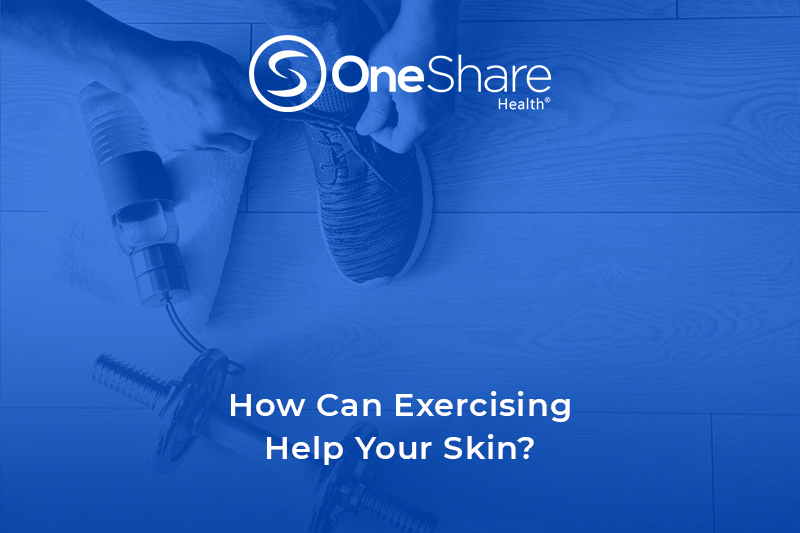 Improve your skincare routine by including exercise for skin health. Exercise is great for keeping your skin clear and healthy. 
