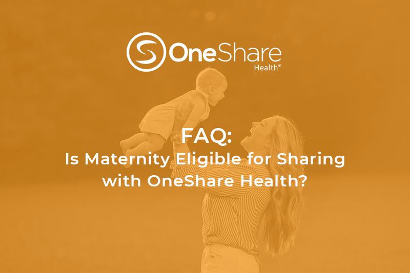 Maternity Health Care Sharing | Maternity Sharing Services are available on select tiers of OneShare Health Sharing Programs.