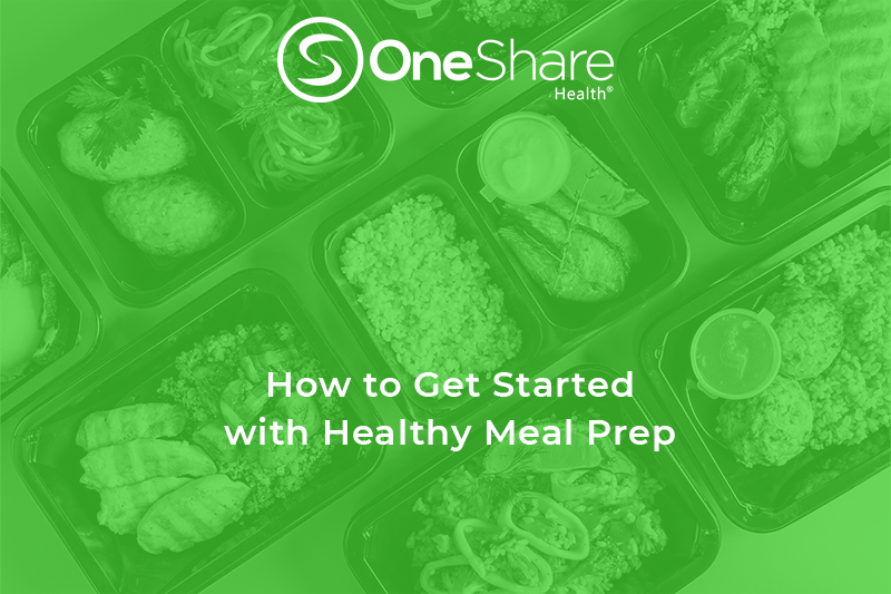 One way to get ahead of your hungry impulses? Meal prep! Here are some tips on how to meal prep so you can get on track to be a healthier you.