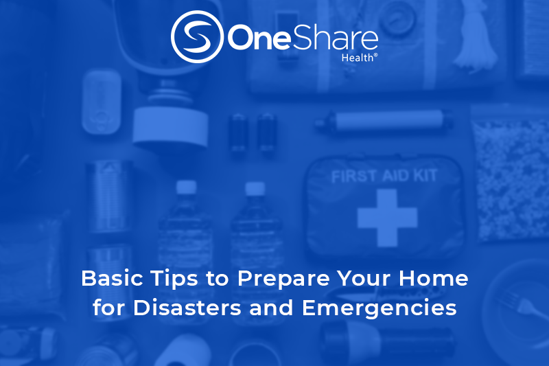 No one ever wants to be in an emergency situation. But it's never too late to start prep for emergencies and disasters at home! Here are some tips.
