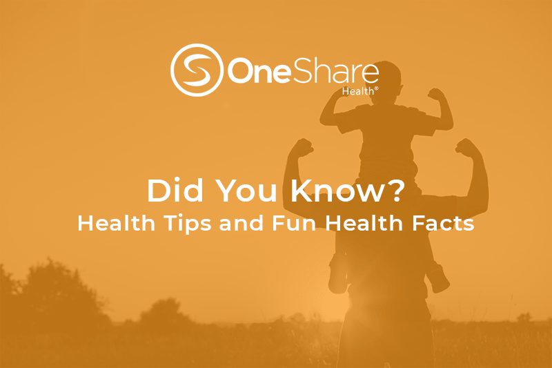 Learn health and wellness tips for your health facts and health tips fix! Get good health tips and basic health tips for beginners with these DYKs!