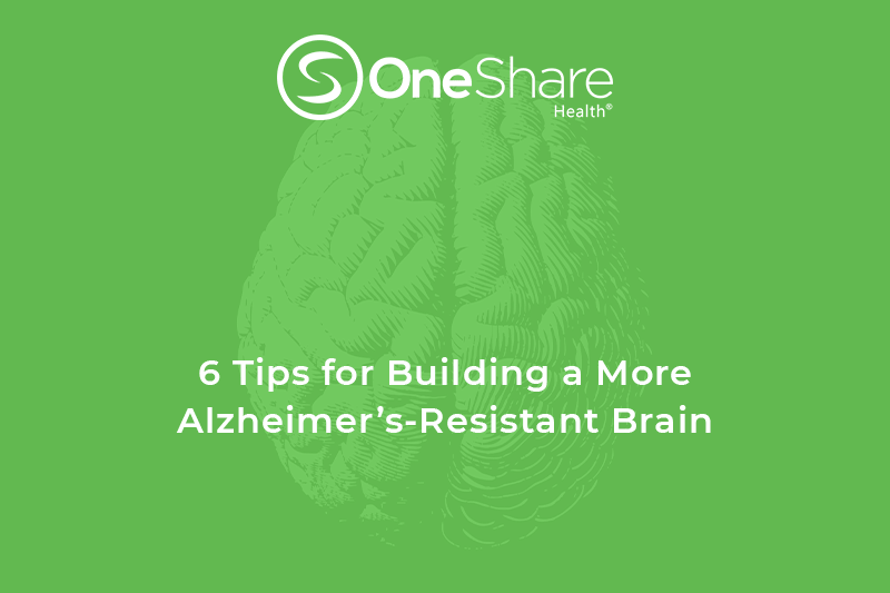 OneShare Healthcare Sharing Ministry Plans Health Blog presents ways to prevent Alzheimers.