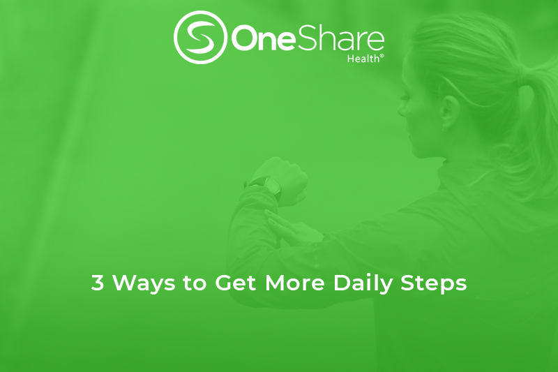 If you get more daily steps, you will increase the amount of daily exercise and meet your goals. Here are some tips to get more steps per day. 