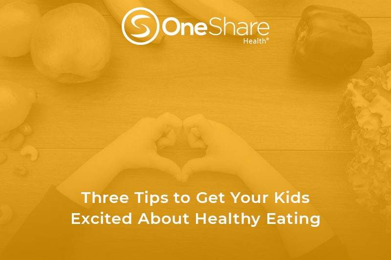 Healthy eating can seem like an impossible task. But with these three tips, hopefully, your kids healthy eating won’t be such a struggle anymore!