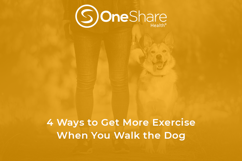 With these four ways to get more exercise when you walk the dog, you’ll be able to spice up your routine and get in great shape at the same time!